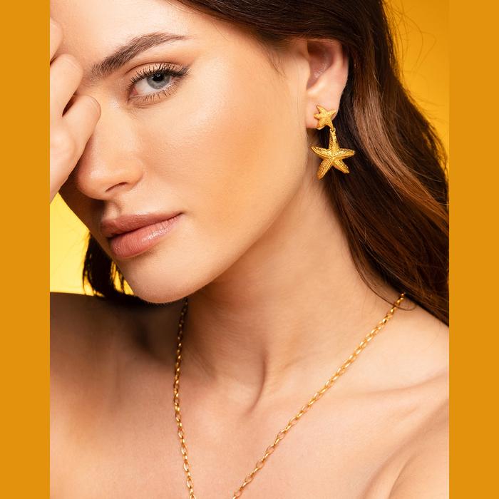 Orecchini Gold Stella Marina