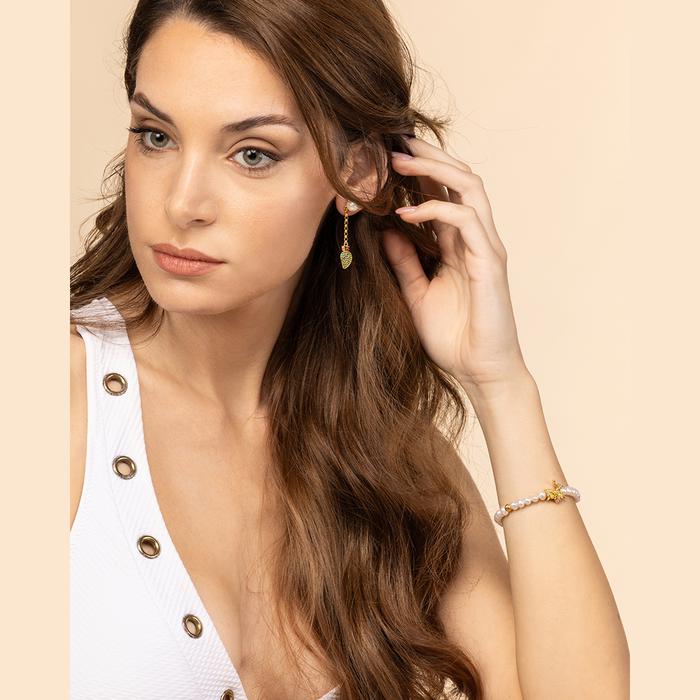 Boucles d'oreilles en perles Pala et figues Lapilli