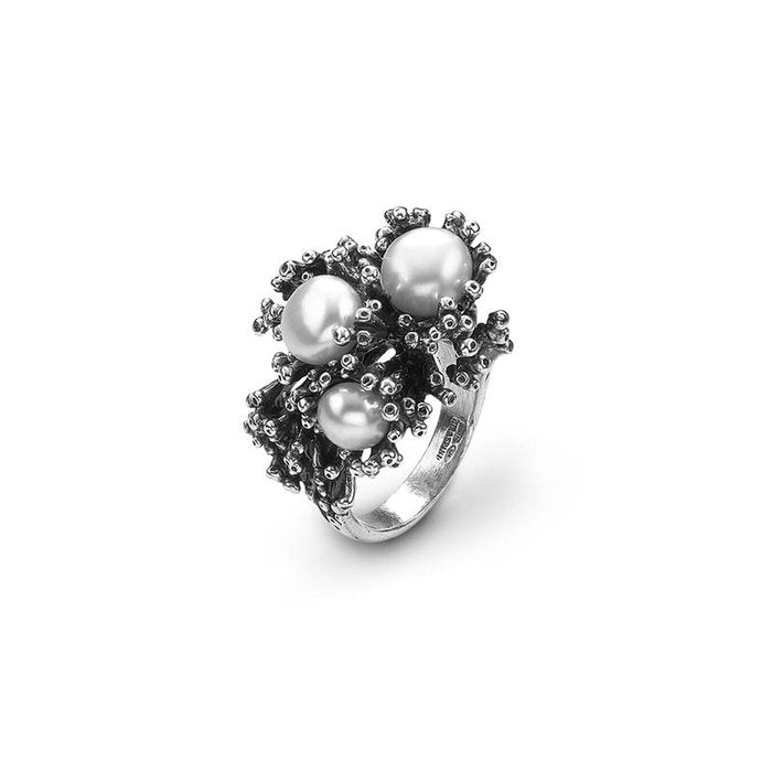 Grande bague anémone