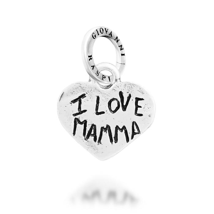 Charm Cuore "I Love Mamma" Piccolo