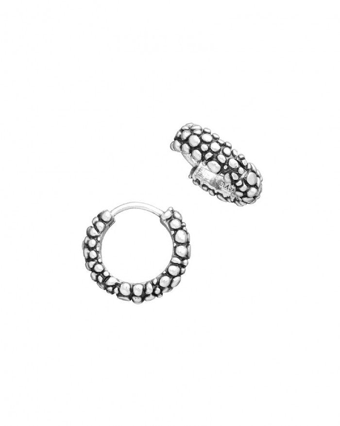 Boucles d'oreilles Huggie Perlage