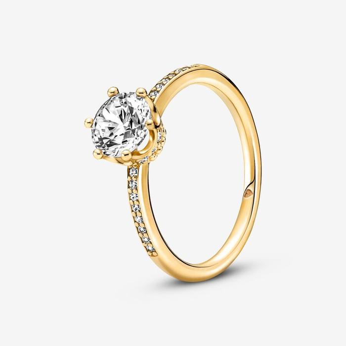 Sparkling Crown Rings