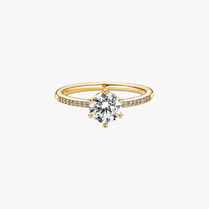 Anello Corona Scintillante