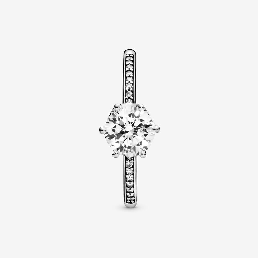Sparkling Crown Ring