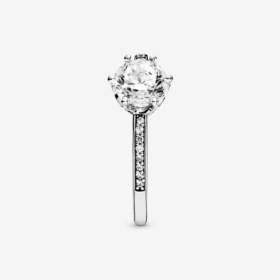 Sparkling Crown Ring