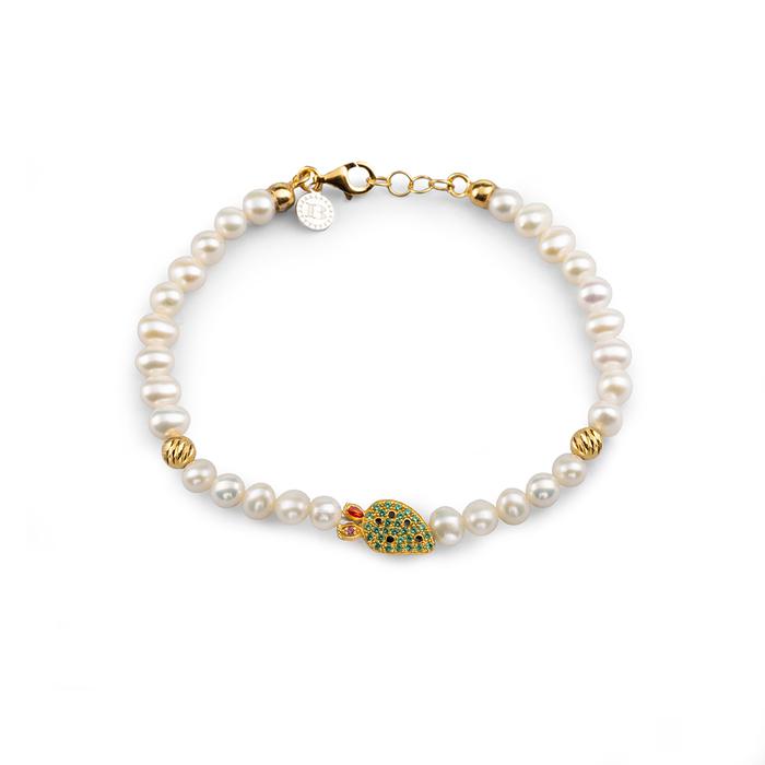Bracelet Perles Pala Di Fico Lapilli