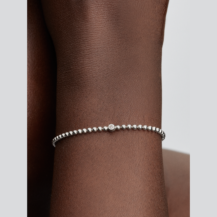 Bracciale Sfere con punto luce