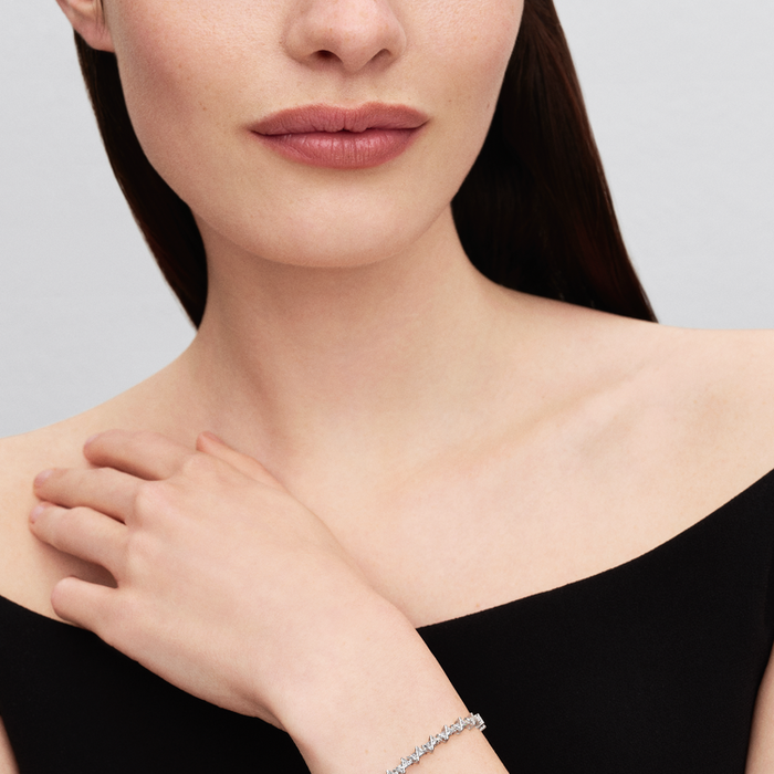 Bracciale Tennis con pietre triangolari