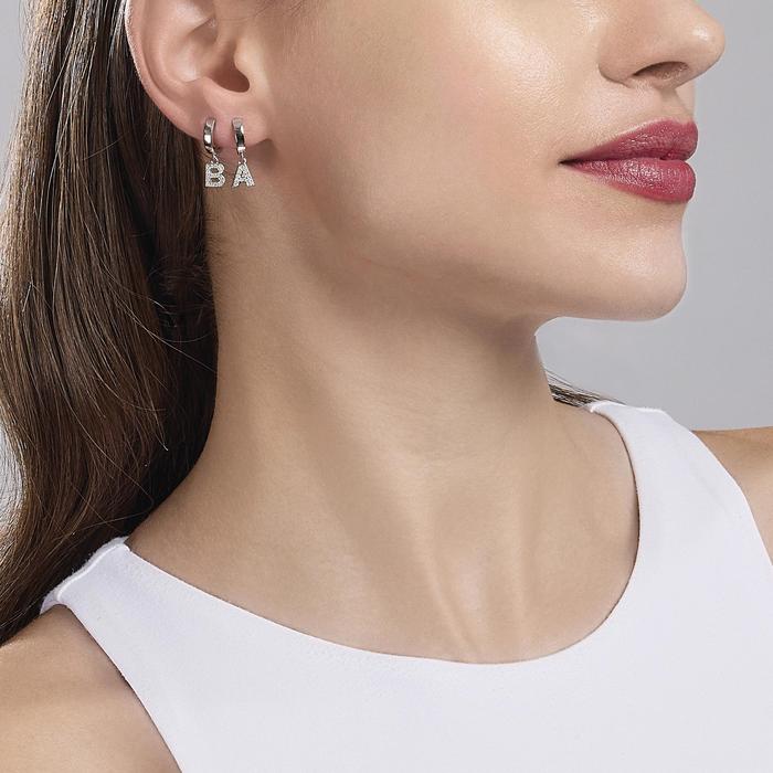 Boucle d'oreille A, B, COOL