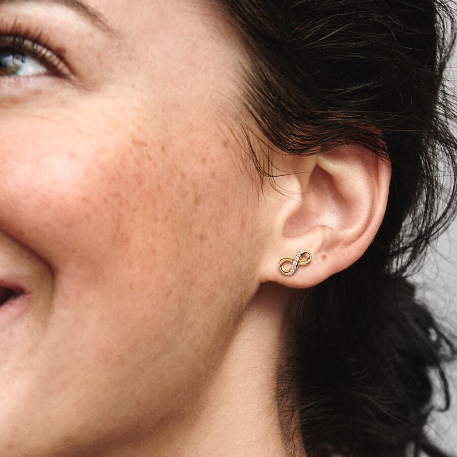 Boucles d'oreilles Infini