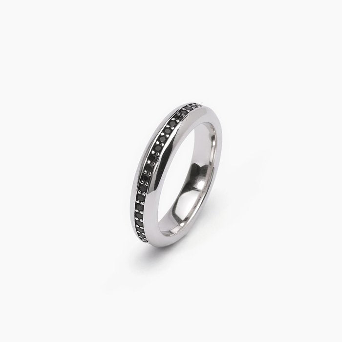 MONTECARLO black pave ring
