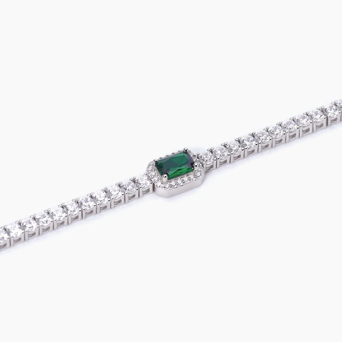 Bracciale con smeraldo sintetico COOL OR RÉTRO?