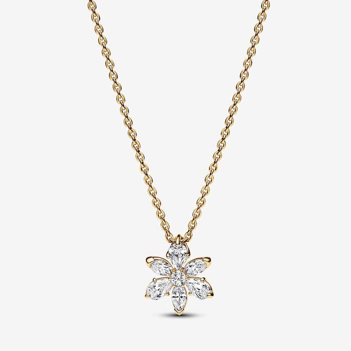 Herbarium Pendant Necklace Bright Flower