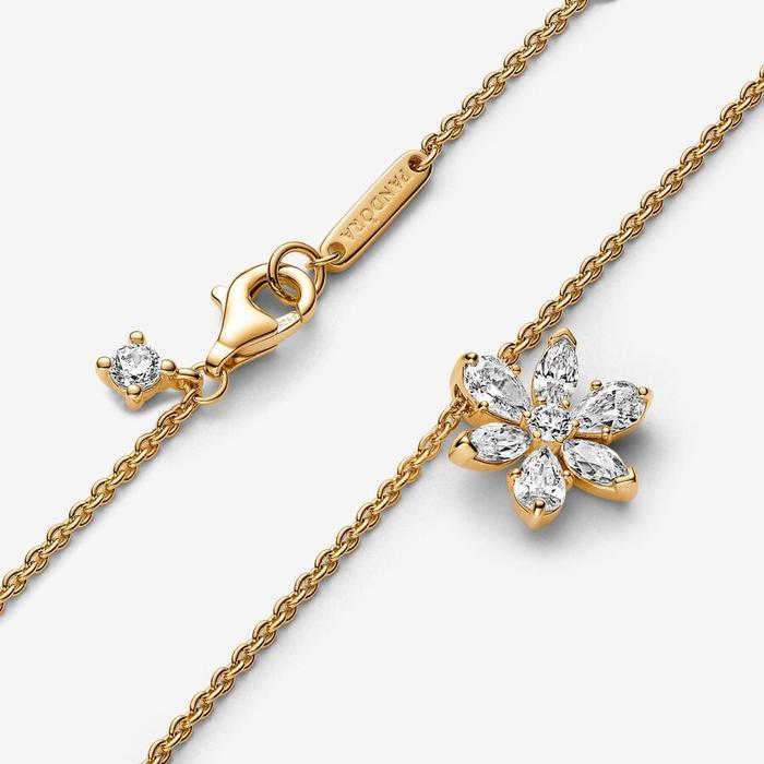 Herbarium Pendant Necklace Bright Flower