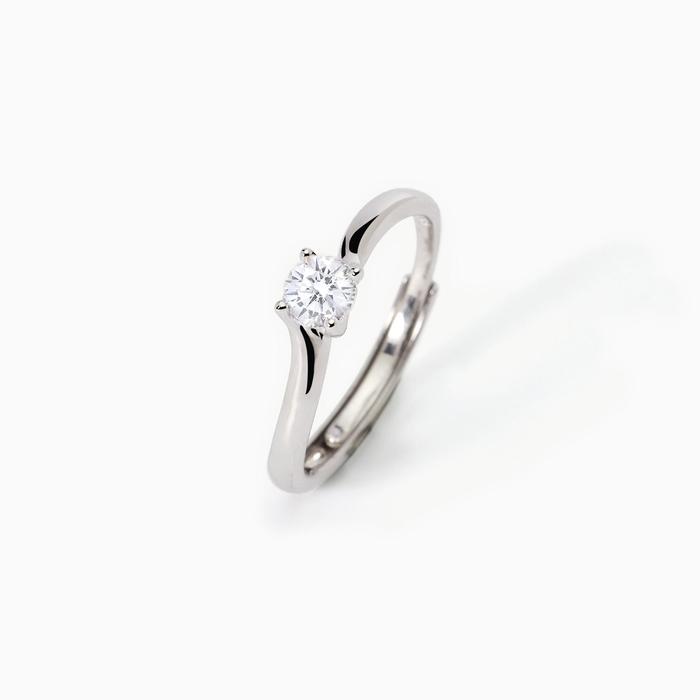 Bague solitaire pour femme en argent SOLITAIRE