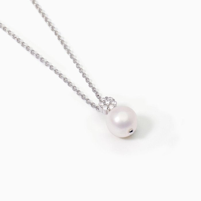Collier ras du cou en argent avec perle de culture FIOR FIORE