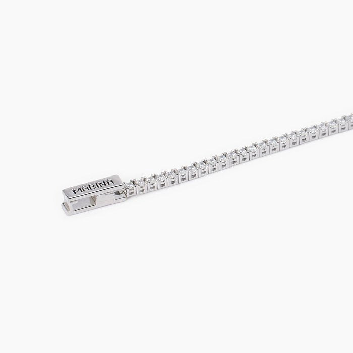 Bracelet tennis homme avec zircone blanche TENNIS CLUB