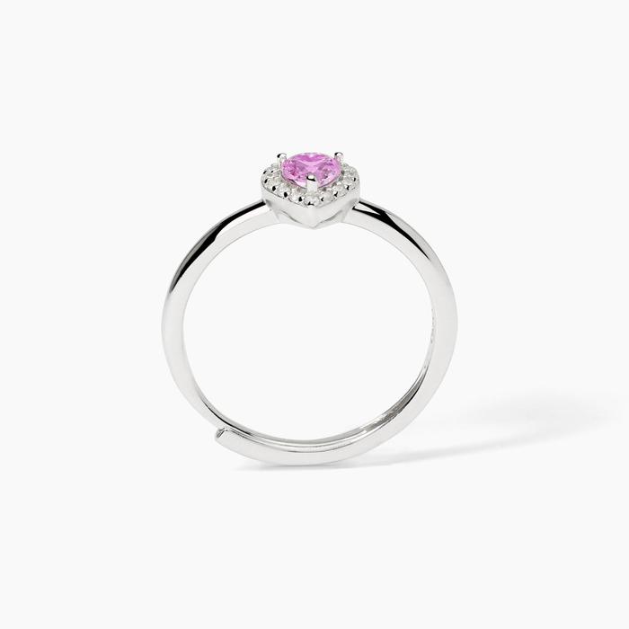 Bague en argent avec tourmaline synthétique LOVE AFFAIR