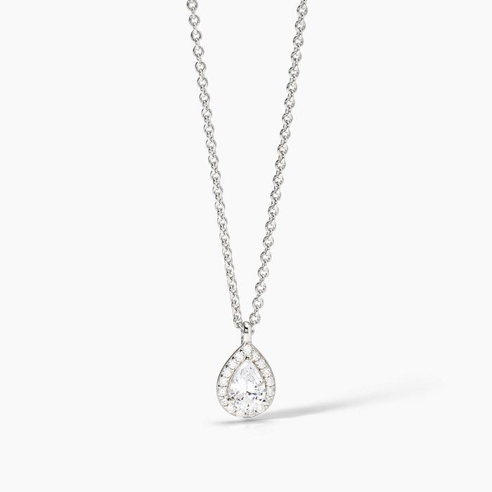 Collier ras du cou en argent avec zircone blanche COOL OU RÉTRO ?