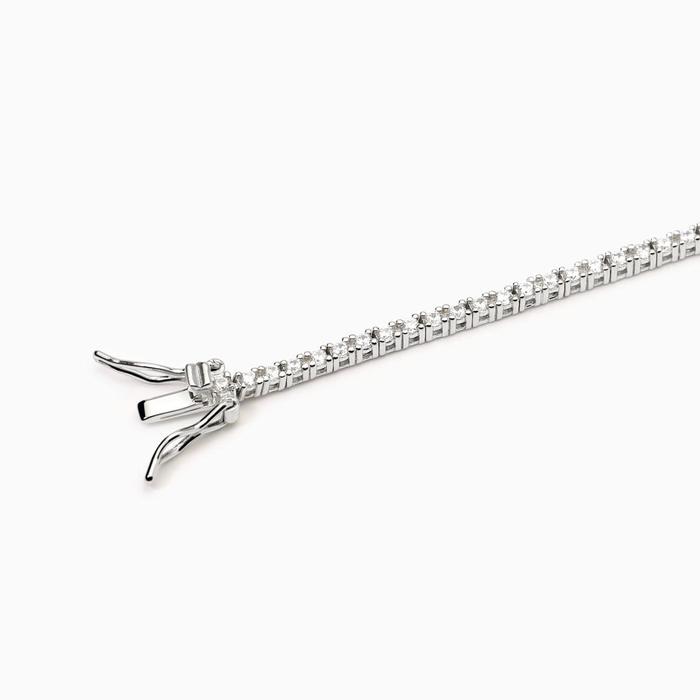 Tennis Club Silver Zirconia Tennis Bracelet