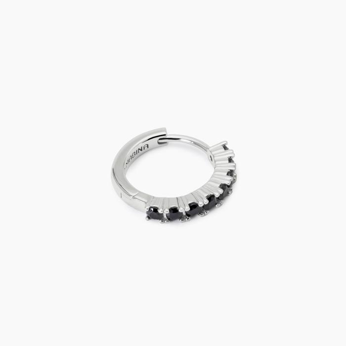 Boucle d'oreille homme avec zircone Monomania