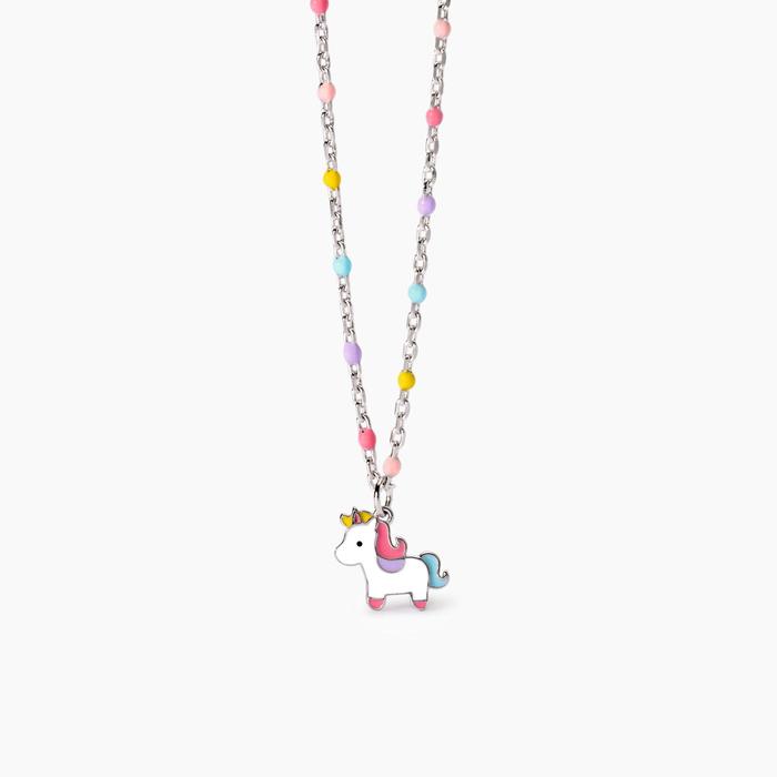 Collier ras du cou licorne pour filles Licorne magique