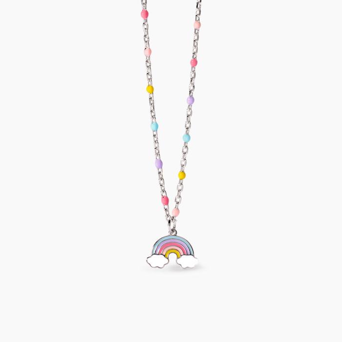 Girocollo da bambina con arcobaleno Rainbow
