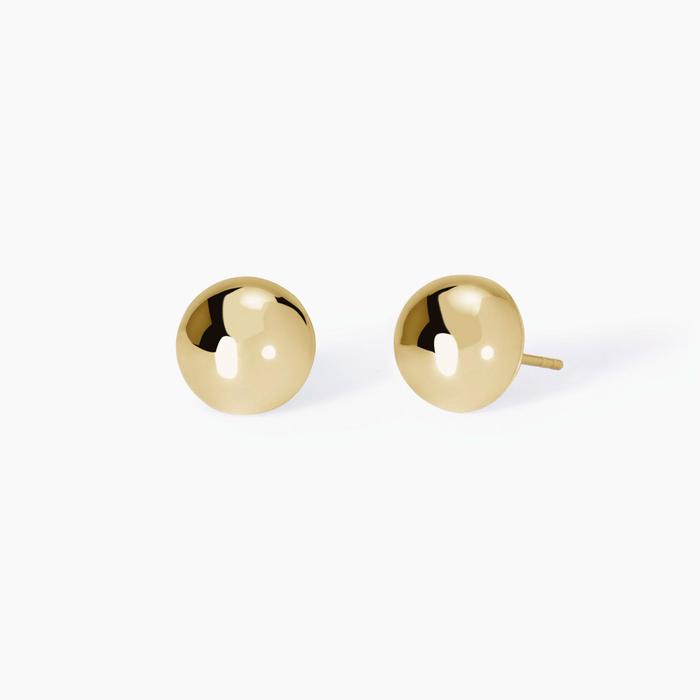 Boucles d'oreilles à tige en argent plaqué or Your Moment