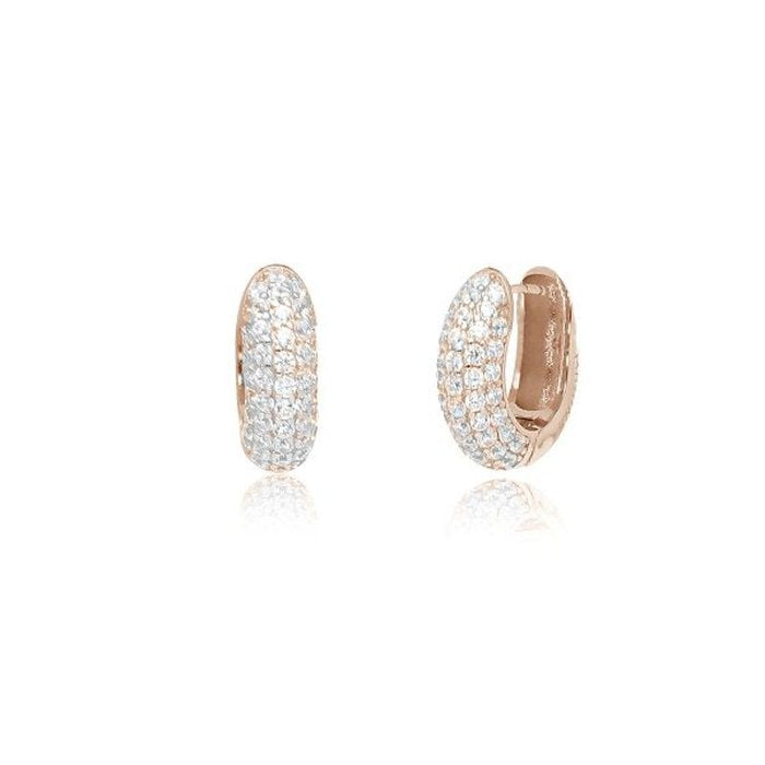 PAVÉ HOOP EARRINGS