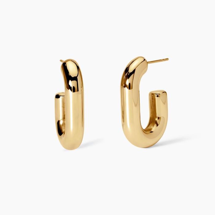 Boucles d'oreilles rectangulaires