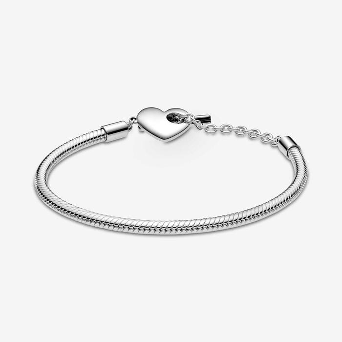 Bracelet with T-Clasp and Heart