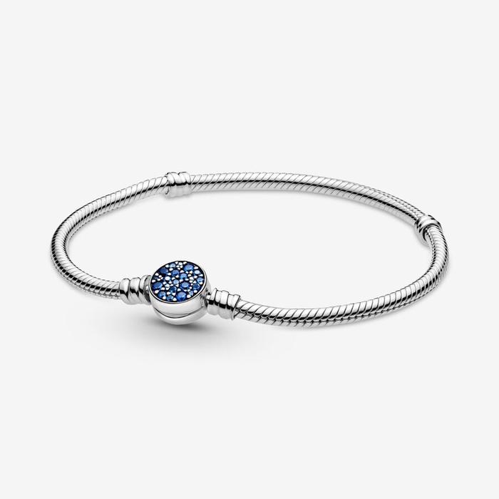 Bracelet with Blue Stone Clasp