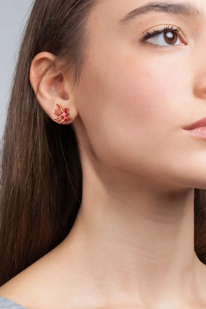 Orecchini Mini Corallo
