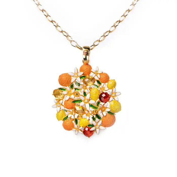 Collana Pendente Fiori di Zagara