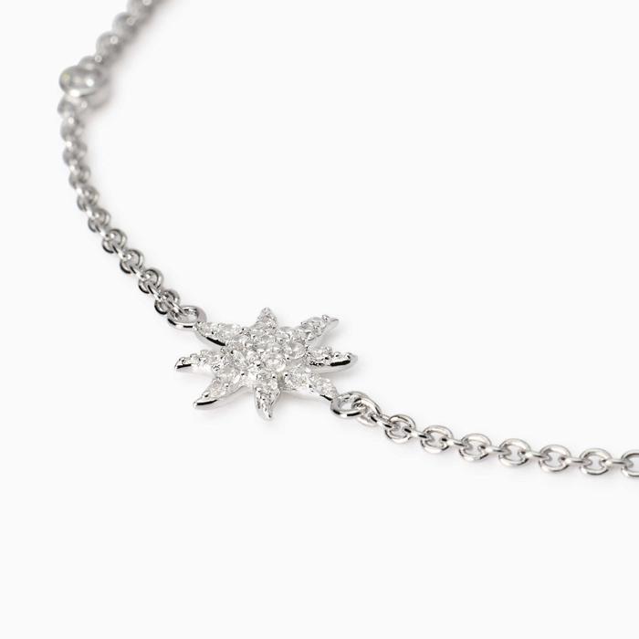 Bracelet avec soleil et zircone Magnifique