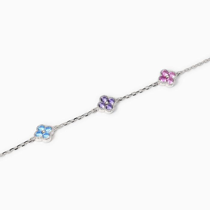Bracelet Fleur de Jasmin Or Argent