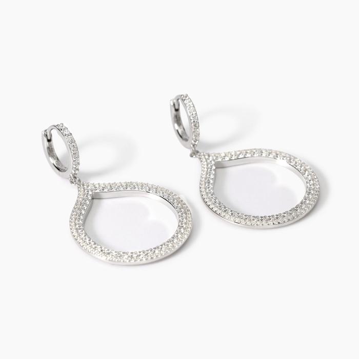 Boucles d'oreilles créoles pendantes Penelope