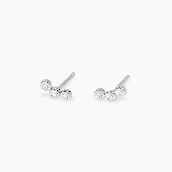 Orecchini trilogy con diamanti lab-grown My Diamond