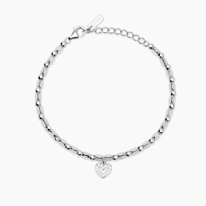 Bracciale con sfere e ciondolo cuore LITTLE MIX