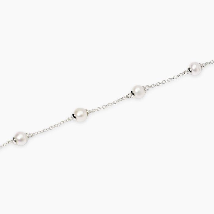 Bracciale in argento con perle coltivate C'ERA UNA VOLTA