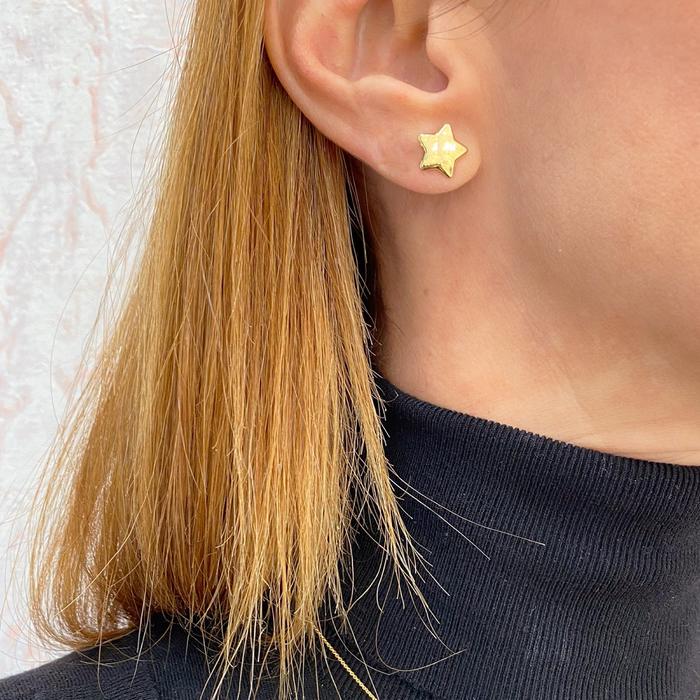 Orecchini Stella d'Oro Vero