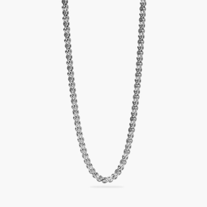Collana uomo in acciaio con catena fancy Style 35