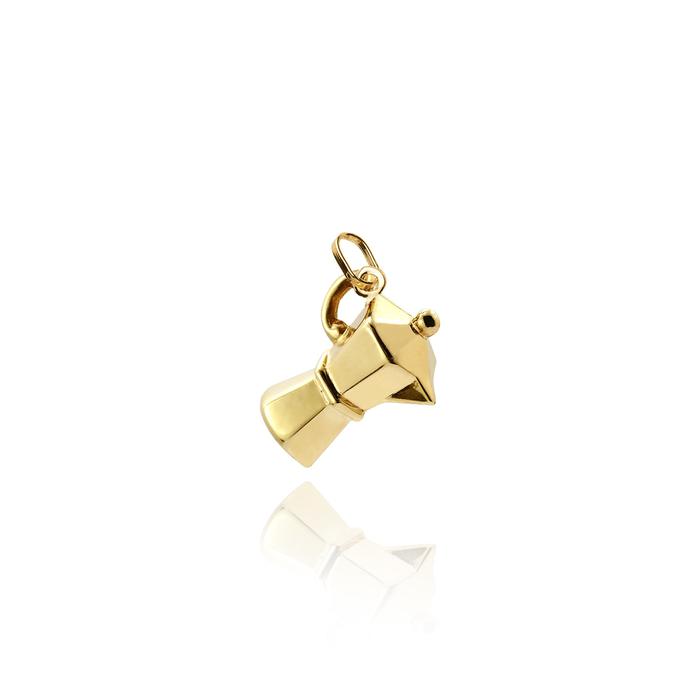 Pendentif Moka en or véritable