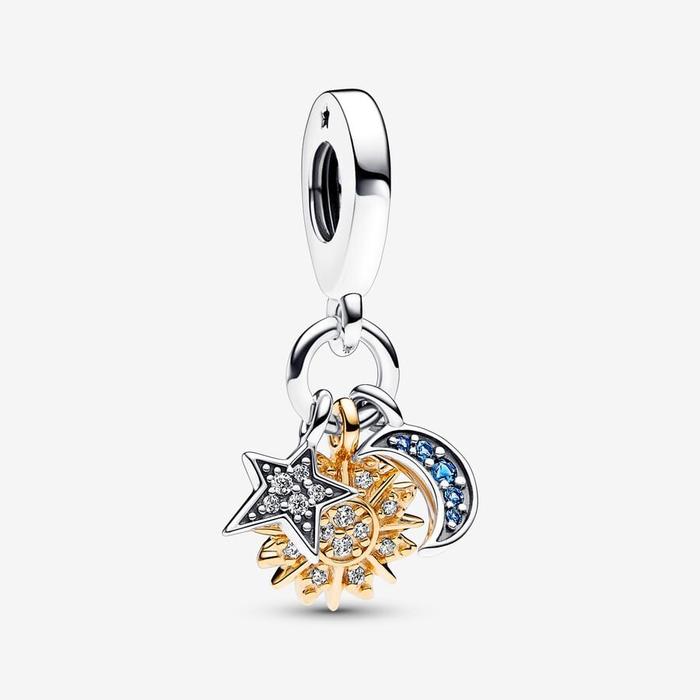 Star, Sun and Moon Pendant Charm