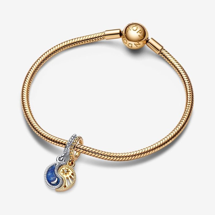 Charm Pendente Sole e Luna Divisibile