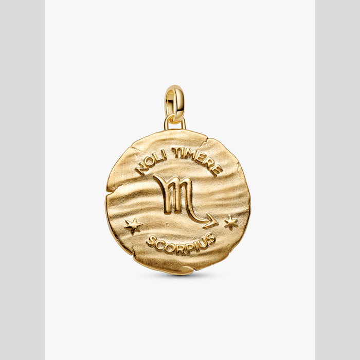 Charm Medallion XL Scorpione "Noli Timere"