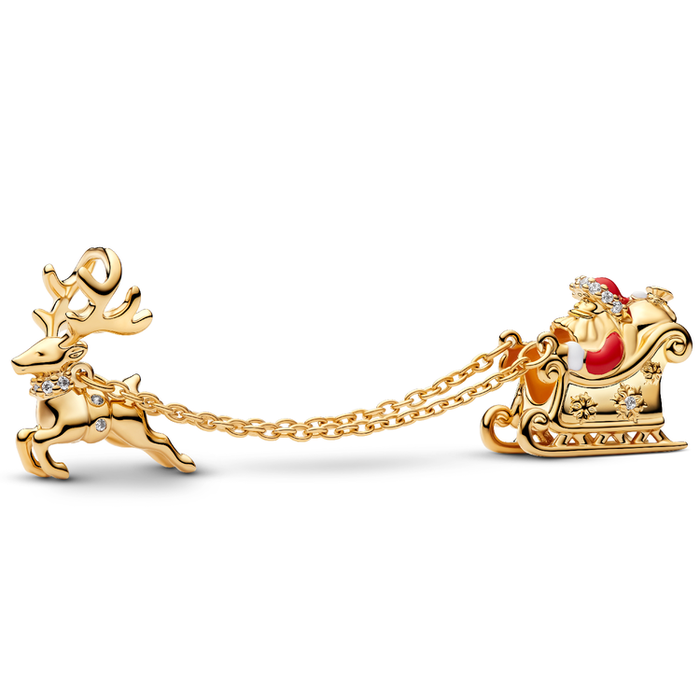 Charm Slitta di Babbo Natale e la sua renna
