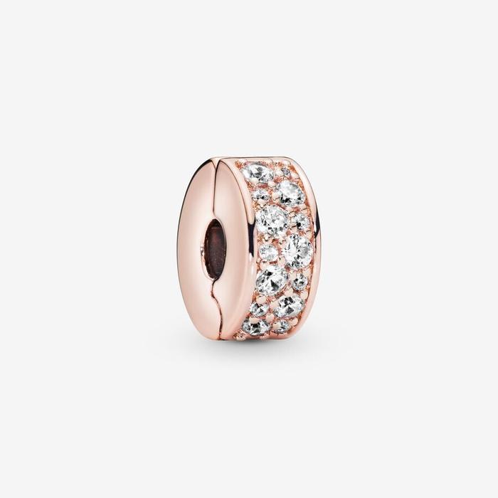 Charm Clip con pavé