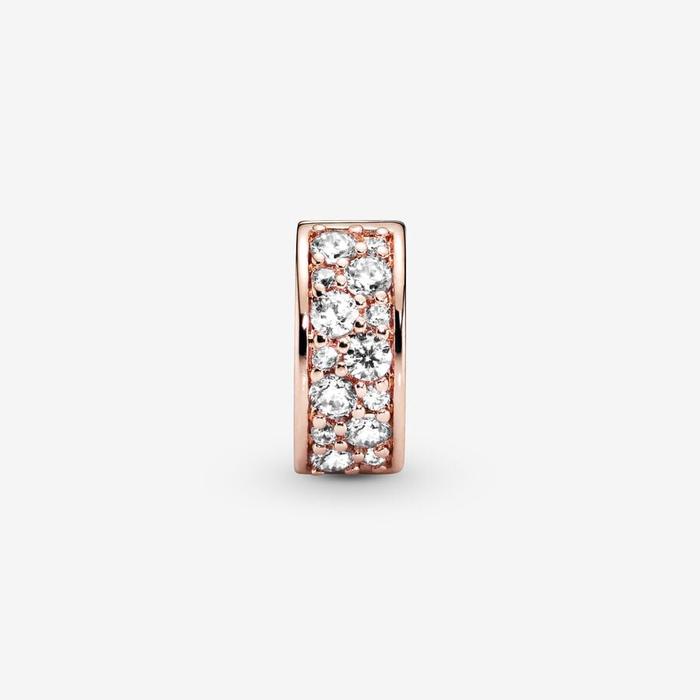 Charm Clip con pavé