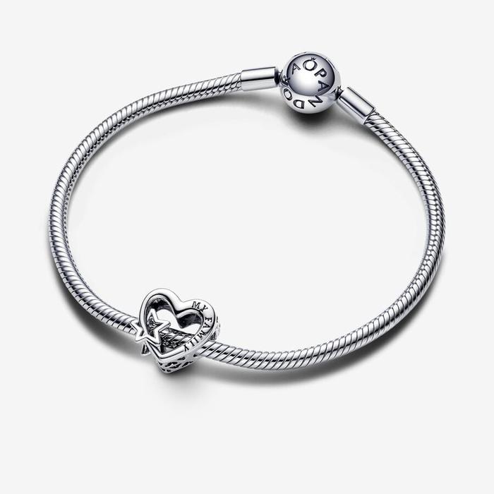 Charm Openwork Cuore con Stella